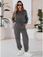 Dámská tepláková souprava tmavě šedá Dstreet model 21964653 - FashionStreet Dámská tepláková souprava tmavě šedá Dstreet model 21964653 - FashionStreet