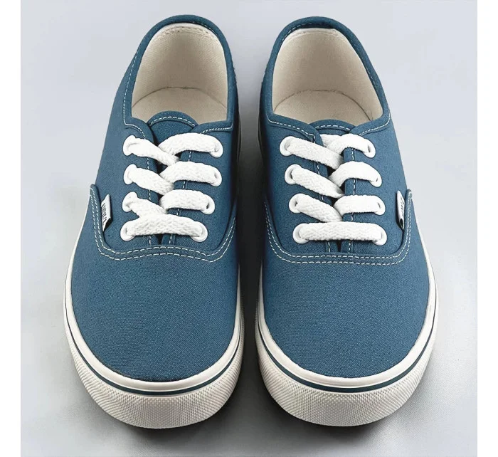 Světle modré dámské šněrovací tenisky model 17121554 - ANDY-Z