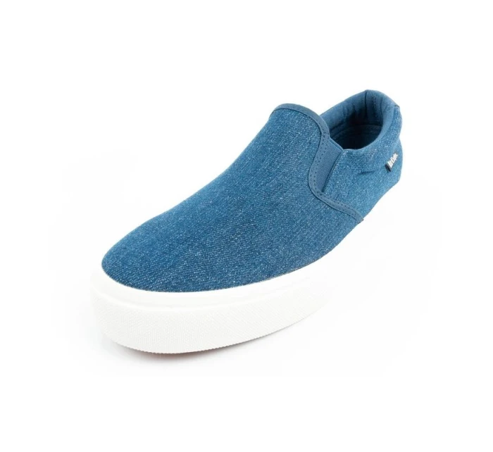 Lee Cooper pánske tenisky módne pohodlné slip-on denim Slip on