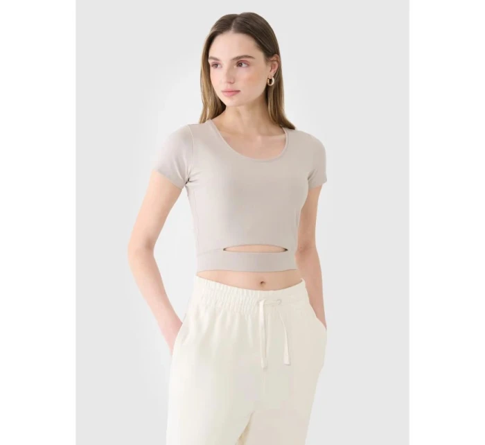 Dámské hladké tričko model 21436858 - 4F