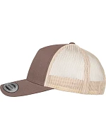 Flexfit 6506 5-panelová retro truckerová čiapka 55.6506 hnedá/khaki Flexfit 6506 5-panelová retro truckerová čiapka 55.6506 hnedá/khaki