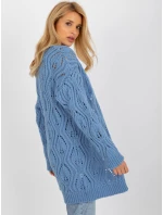 Kardigan BA SW model 21409521 niebieski - FPrice Kardigan BA SW model 21409521 niebieski - FPrice