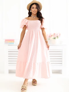 Sukienka IR SK model 22118170 brzoskwiniowy - FPrice