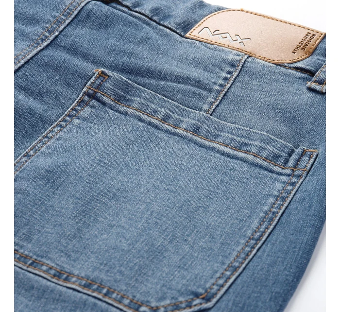 Dámske džínsy s vysokým pásom NAX NAX DAWEA dk.metal blue Dámske džínsy s vysokým pásom NAX NAX DAWEA dk.metal blue