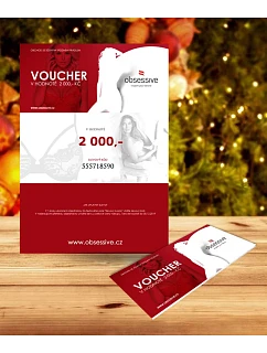 ELEKTRONICKÝ DARČEKOVÝ VOUCHER OBSESSIVE - 2 000 KČ