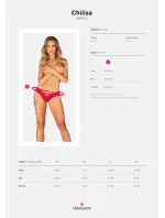 Čipkované nohavičky Chilisa panties - Obsessive