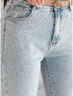 Dámské džínové kalhoty slim fit blue Dstreet model 21985543 - FashionStreet