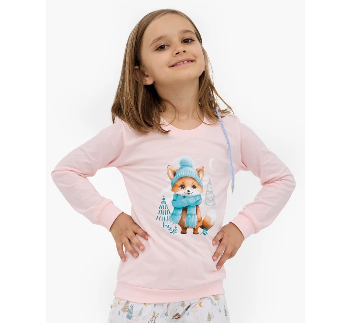 Dětské dívčí pyžamo model 21291744 Fox long/r 86128 - Cornette Dětské dívčí pyžamo model 21291744 Fox long/r 86128 - Cornette