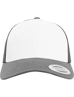 Flexfit 6606CF 6-panelová čiapka typu Trucker 55.06CF tmavošedá/biela/tmavošedá