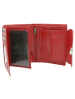 Dámske peňaženky [DH] Dámska kožená peňaženka R RD 19 GCL červená