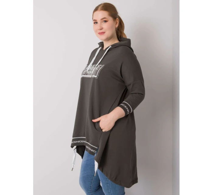 Dámská mikina RV BL model 17508454 tmavá khaki - FPrice Dámská mikina RV BL model 17508454 tmavá khaki - FPrice