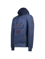 Unisex mikina Tmavě modrá model 21421637 - Geographical Norway Unisex mikina Tmavě modrá model 21421637 - Geographical Norway