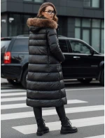 Dámská prošívaná zimní bunda s kapucí černá Dstreet model 21972168 - FashionStreet