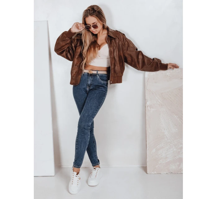 Dámske modré push up džínsy FashionStreet UY2783