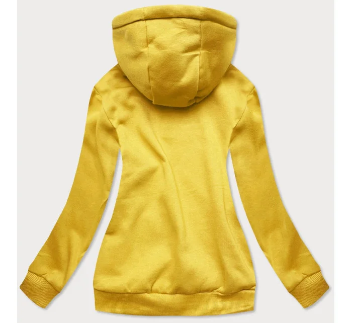 Žlutá dámská tepláková mikina model 17044038 - J.STYLE