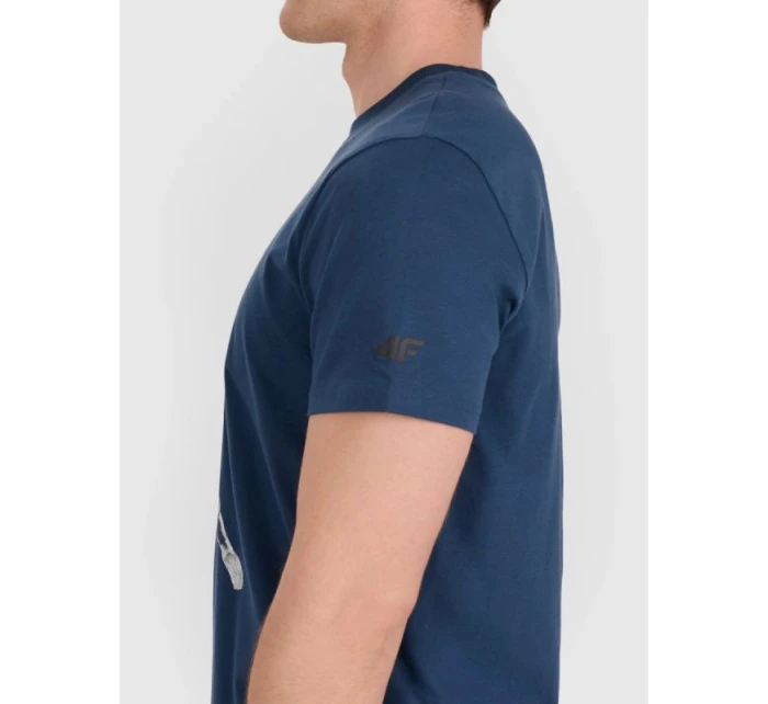 Pánske volejbalové tričko s potlačou 4F 4FRAW25TTSHM3237-46S pánske Pánske volejbalové tričko s potlačou 4F 4FRAW25TTSHM3237-46S pánske