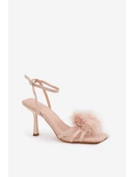 Dámské Sandály Na S Béžové model 21687027 - Boto