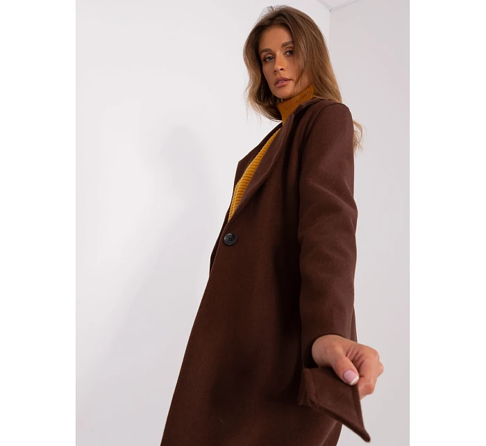 Kabát TW SK BI 5312 1.31 tmavohnedý