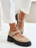 Poltopánky 1813 béžové - Krok vo veľkom štýle