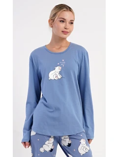 Dámské pyžamo dlouhé Méďa a model 21417076 - Vienetta