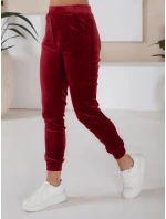 dámský velurový komplet bordó Dstreet model 21970209 - FashionStreet dámský velurový komplet bordó Dstreet model 21970209 - FashionStreet