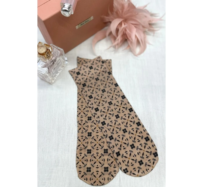 Dámske vzorované ponožky Magnetism lycra 20 den