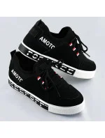 Černé nazouvací dámské tenisky model 17113797 - COLIRES