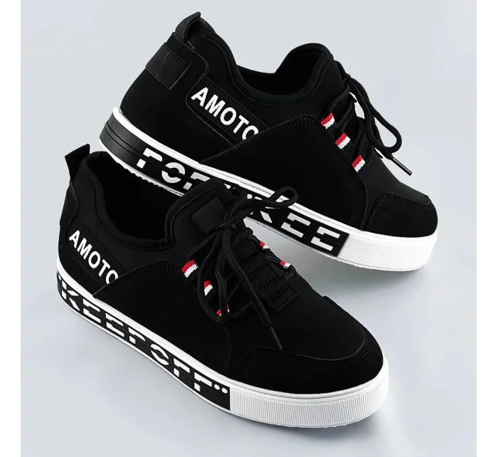 Černé nazouvací dámské tenisky model 17113797 - COLIRES