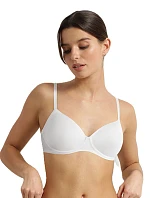 DIM INVISIBLE WIRELESS PADDED BRA - DIM - biela