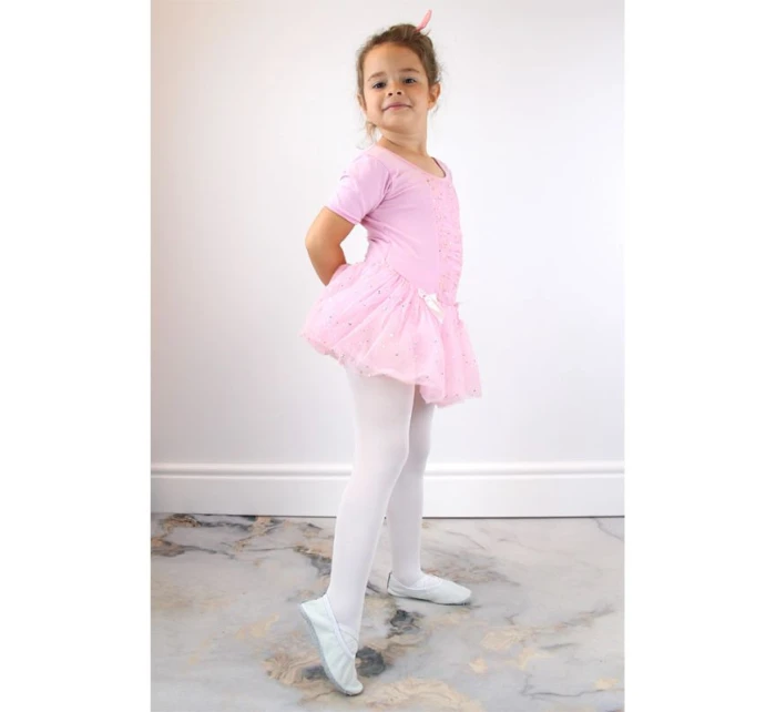 Dievčenské biele kožené balerínky - Nazo Dievčenské biele kožené balerínky - Nazo