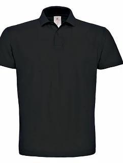 B&C ID.001 Polo s piké vzorom 01.ID01 čierna