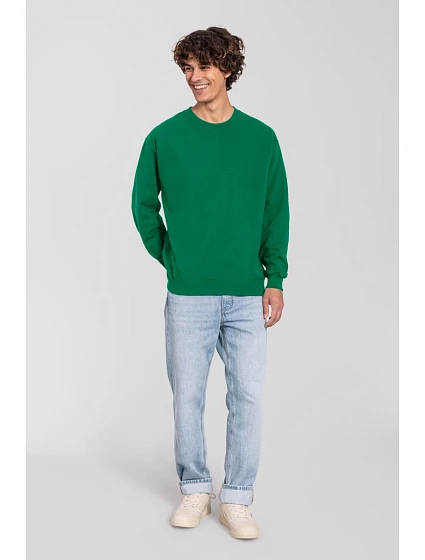 Mikina Fruit of the Loom Iconic 250 Set-In Sweat 16.2292, farba college green