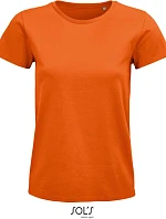 SOL'S Pioneer Women Dámske tričko z bio bavlny 25.3579 oranžové