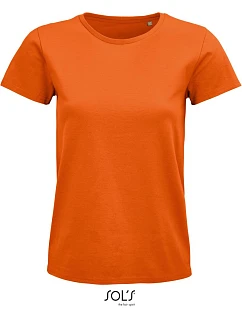 SOL'S Pioneer Women Dámske tričko z bio bavlny 25.3579 oranžové