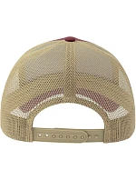 Atlantis Headwear Rapper Cotton-S 5-panelová čiapka typu „trucker“ 33.0260 bordová/kamenová Atlantis Headwear Rapper Cotton-S 5-panelová čiapka typu „trucker“ 33.0260 bordová/kamenová
