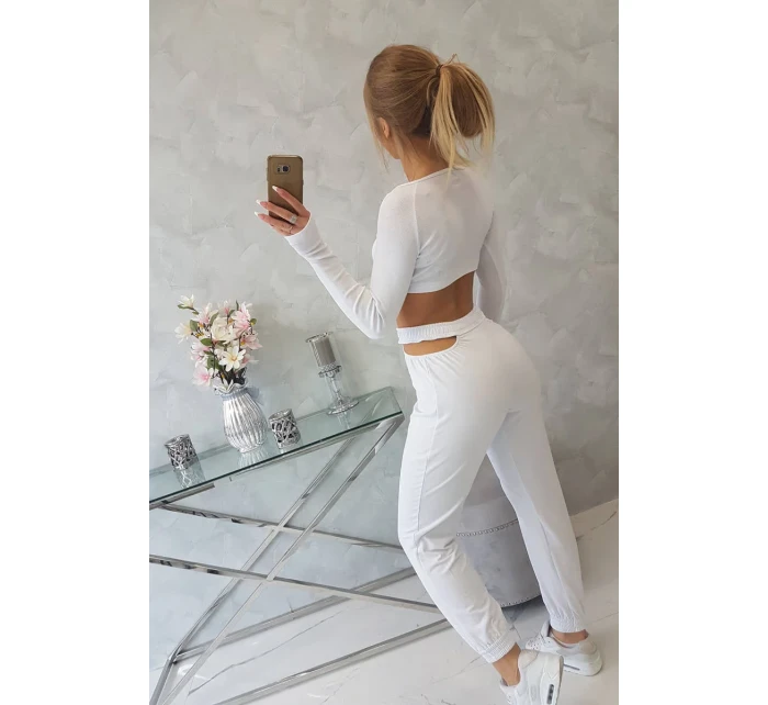 Sada s blúzkou top biela