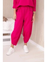 Komplet nových mikinových kalhot Punto fuchsie Komplet nových mikinových kalhot Punto fuchsie