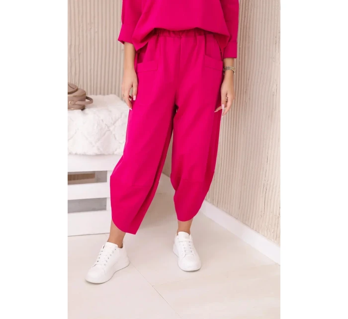 Komplet nových mikinových kalhot Punto fuchsie Komplet nových mikinových kalhot Punto fuchsie