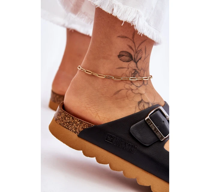 Klasické dámské pantofle Big Star model 21610501 Černé - Big Star Shoes