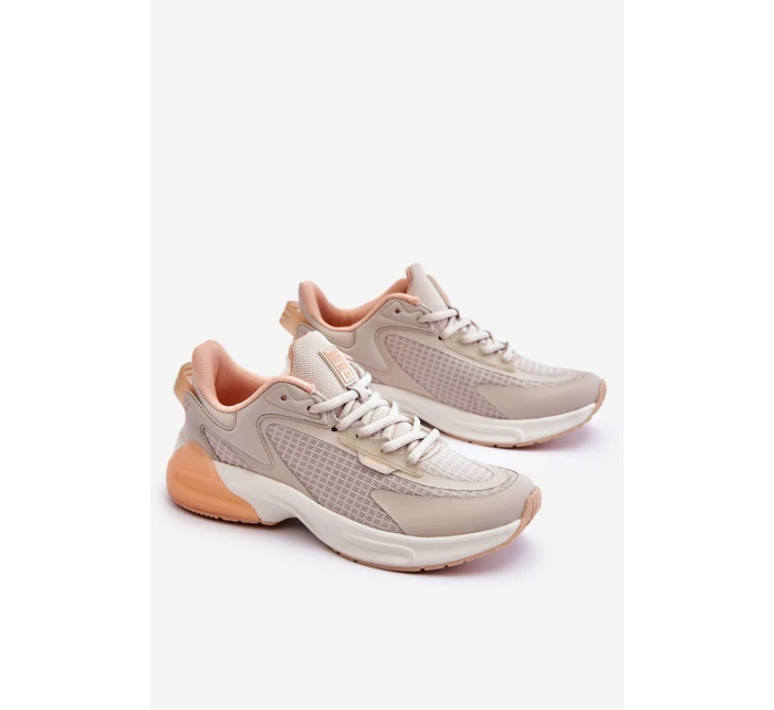 Wygodne Buty Sportowe Memory Foam System Big Star LL274336 Beżowe Wygodne Buty Sportowe Memory Foam System Big Star LL274336 Beżowe
