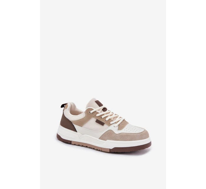 Sneakersy Męskie Big Star RR174604 Beżowe Sneakersy Męskie Big Star RR174604 Beżowe