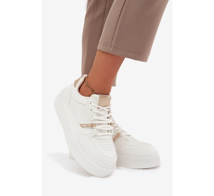 Dámské Sneakersy Na Platformě Big Star model 21706296 Bílé - Big Star Shoes