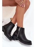 Zateplené Nízké Boty Dámské S Černé model 21706768 - Boto Zateplené Nízké Boty Dámské S Černé model 21706768 - Boto