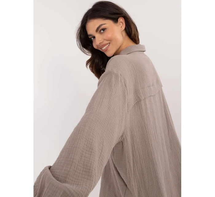 Košeľa D70032M11066D1 tmavá lila Košeľa D70032M11066D1 tmavá lila