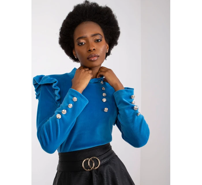 Halenka DHJ BZ model 17063851 tmavě modrá - FPrice Halenka DHJ BZ model 17063851 tmavě modrá - FPrice