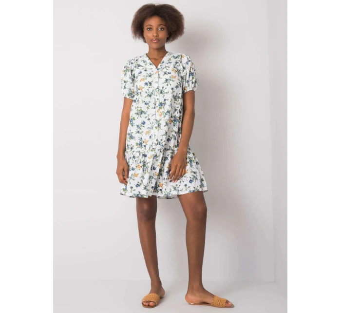 Šaty RO SK 2508.38P biela zelená