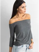 Blúzka RV BZ 4692.99 tmavo šedá Blúzka RV BZ 4692.99 tmavo šedá