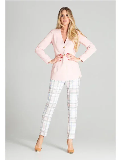 Dámske sako M694 ružové - Figl