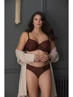 Dámska podprsenka Tango 3251B Tmavohnedý vzor muškátového orieška - Panache Dámska podprsenka Tango 3251B Tmavohnedý vzor muškátového orieška - Panache