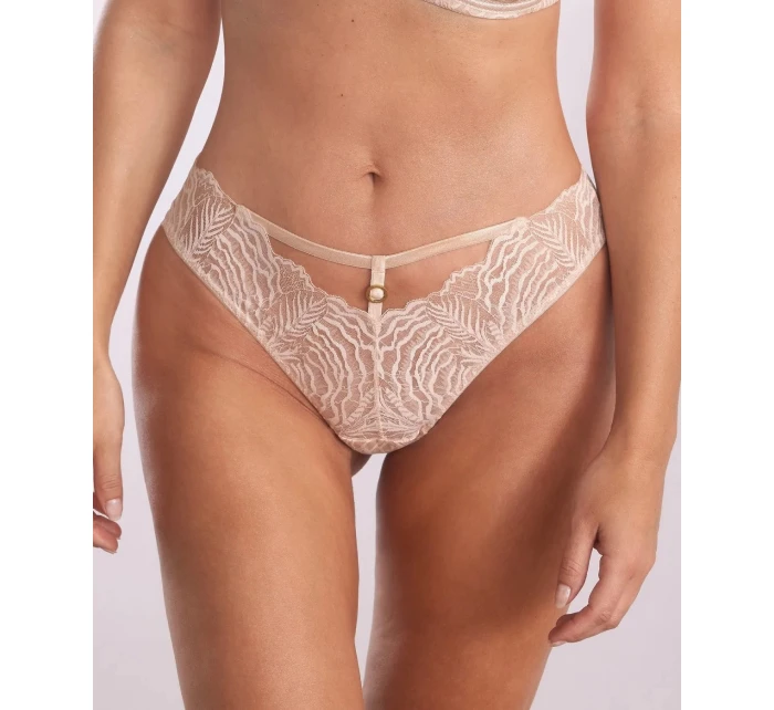 Dámske brazílske nohavičky Luna B-1103/3 Beige - Kinga